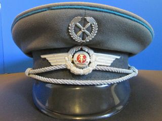 East German Gdr Nva Army Hat Cap Size 56
