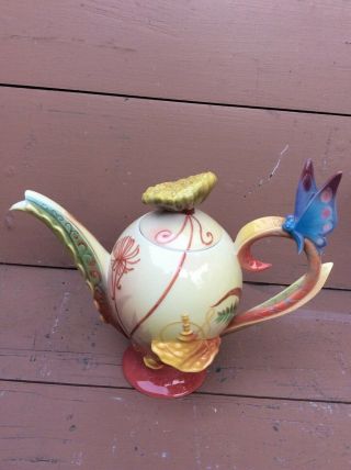 Franz Walt Disney Alice In Wonderland Teapot Limited Edition Of 500