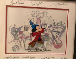 Magic Of Disney Animation: Mickey Celebrates The Millennium AUTOGRAPHED Cel 3
