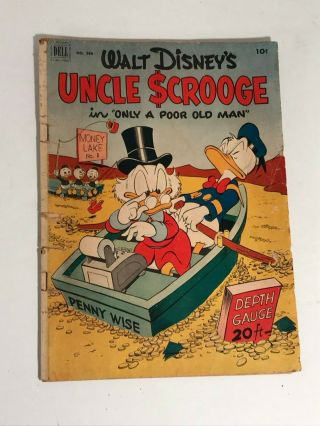 Uncle Scrooge 386 (1) 1st App Dell Comics Four Color 1952 Gd