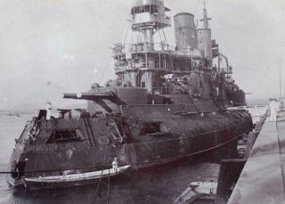 China Qingdao Tsingtau Mole Zessarewitsch Destroyed Russian 2x - Orig 1904