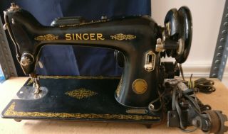 Vintage Singer Sewing Machine Model 66 1951 100 Year Anniversary Model