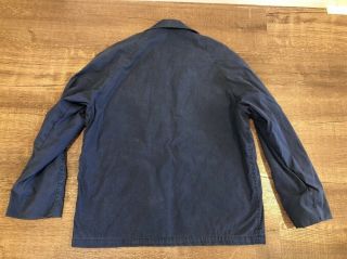 vtg USN US Navy MILITARY Blue UTILITY DECK coat jacket 3