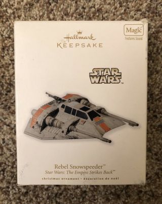Hallmark Ornament Star Wars 2011 Rebel Snowspeeder W/box