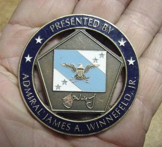 Us Military 9th Vice Chairman Of The Joint Chiefs Of Staff Challenge Coin 2 "