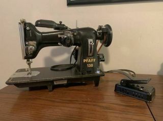 1954 Pfaff 130 Sewing Machine,  1.  3 Amp,  Attachments,  Serviced