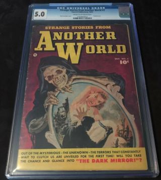 Fawcett Strange Stories From Another World 3 Cgc 5.  0 Sanders Painted Cover