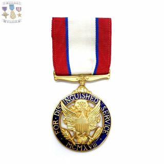 U.  S.  Army Distinguished Service Medal Li - Gi Crimp Brooch Bin 2