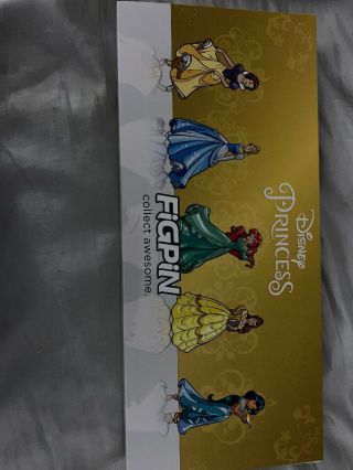 Disney Princesses Figpin Deluxe Box Pin Set - In Hand No Logo