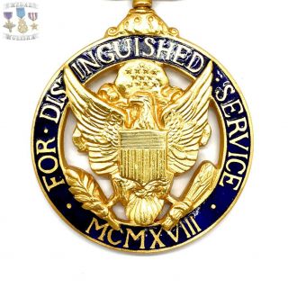 U.  S.  ARMY DISTINGUISHED SERVICE MEDAL LI - GI CRIMP BROOCH 5 2