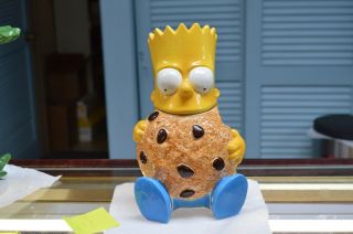 Treasure Craft Mexico Bart Simpson With Cookie Cookie Jar
