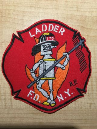 Fdny Ladder 176 Patch From 1980s Very Hard To Find