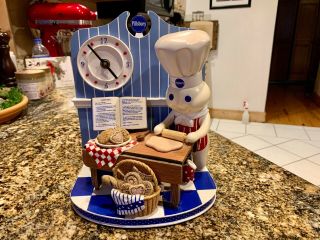 The Pillsbury Doughboy Time To Bake Clock Bradford Exchange