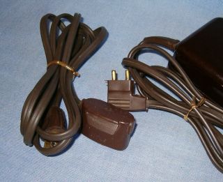 Singer 301a 401a Sewing Machine 2 Prong Motor Foot Controller Pedal & Power Cord 2