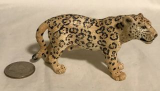 Schleich Jaguar Leopard Male Spotted Cat Animal Figure 2002 Retired 14312