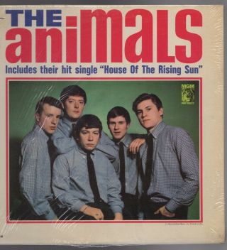 Orig The Animals Self Titled S/t Lp Ex Mgm Mono E - 4264 Shrink