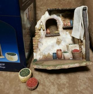 Fontanini Olive And Fig Shop By Roman Inc For The 5 " Nativity Village