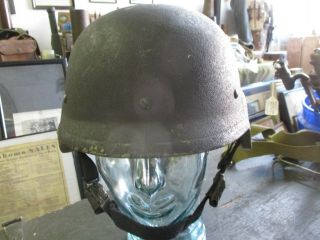 U.  S.  Army Made With Kevlar Helmet,  Medium Size,  Nicely Marked