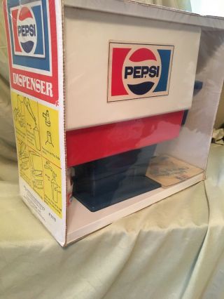 Vintage Plastic Pepsi Dispenser 3