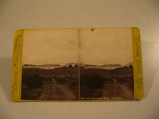 Fort Mackinac Island Michigan Webster Albee Stereoview Photo Cdii 1804