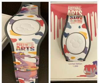 Disney Magicband Figment 2019 Festival Of The Arts Le 1000 Limited