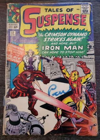 1964 Marvel Comics Tales Of Suspense 52 1st Black Widow Avengers Iron Man Fair