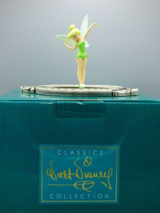 Walt Disney Classics Peter Pan " Tinker Bell Pauses To Reflect " Wdcc 1999 Nib