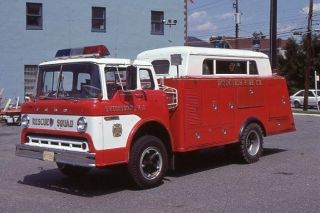 Swedesboro Nj 1971/47 Ford C Hempstead Rescue - Fire Apparatus Slide
