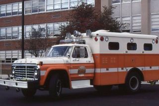 Frederick Md 1973 Ford Reading Rescue Truck - Fire Apparatus Slide