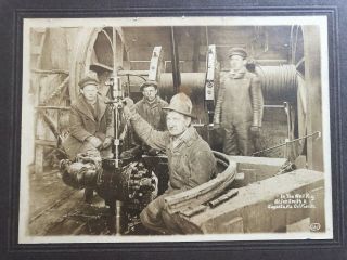1920 ' s Photograph of Oil Workers in Augusta Kansas Oil Fields 2