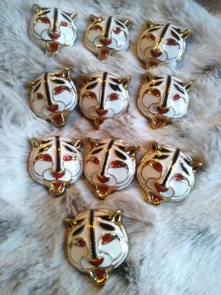 Button Gucci 10 Piece Set Gold And White Replacement Usa