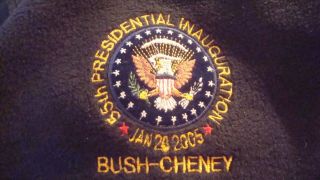 Presidential Inauguration Jan 20,  2005 - Bush & Cheney Scarf 9 - 1/2 " X 60 "