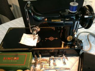 1949 Singer 221k Featherweight Sewing Machine,  Collectable Sewing Machine