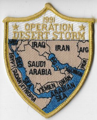 Operation Desert Storm 1991 Cruise Patch