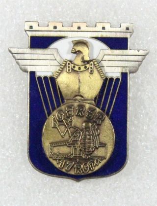 French Army Badge: 17e Regiment Du Genie Parachutiste Gerer - G/p