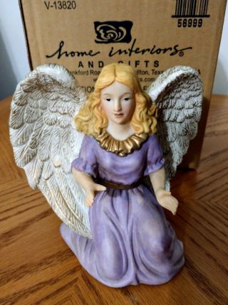 Home Interiors - Porcelain Angel Figurine,  Comes In Org Pkg. ,
