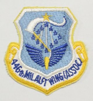 Usaf Air Force Patch: 446th Military Airlift Wing