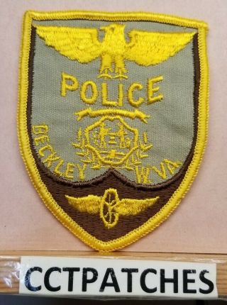 Vintage Beckley,  West Virginia Police Shoulder Patch Wv