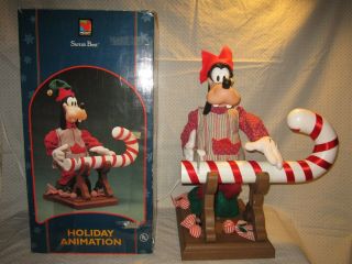 21 " Santas Best 1994 Disney Animated Goofy Christmas Figure Ornament Display