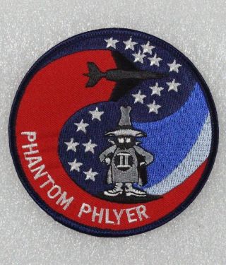 Usaf Air Force Patch: " Phantom Phlyer " F - 4 Phantom Ii Pilot
