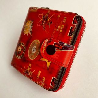 Vtg Mighty Atom Astro Boy Wallet - Red Lenticular 3d Tezuka Prod/shin & Co Japan