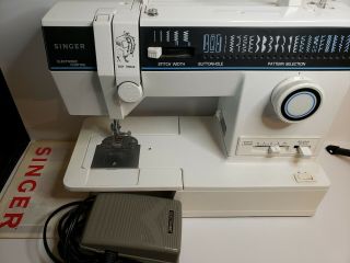 Singer Model 4562 Electronic Control Sewing Machine W/ Pedal,  Power Cord.