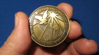 101st Airborne Division 1991 Desert Storm Rendezvous With Destiny Challenge Coin