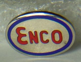 Vtg.  Enco Gas/oil Co.  Employee Award Tie/lapel Pin Exxonmobil,  Humble,  Standard