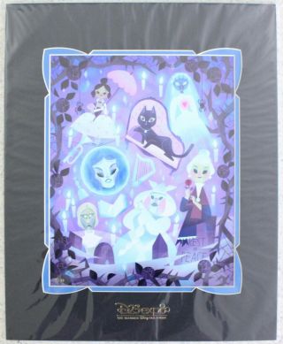 2019 Disney D23 Expo Ladies Of The Haunted Mansion Deluxe Print Joey Chou Le 100