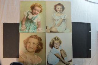 Vintage Photos Cute Little Girls In Hand Tinted Color Portraits 922065