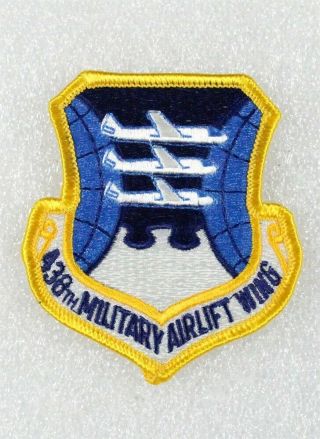 Usaf Air Force Patch: 438th Military Airlift Wing