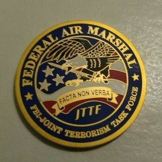 Federal Air Marshal (fam) - Jttf - Police - Challenge Coin