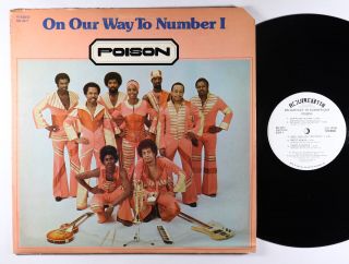 Poison - On Our Way To Number One Lp - Roulette Promo
