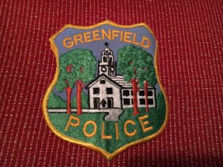 Greenfield Hampshire Police Patch